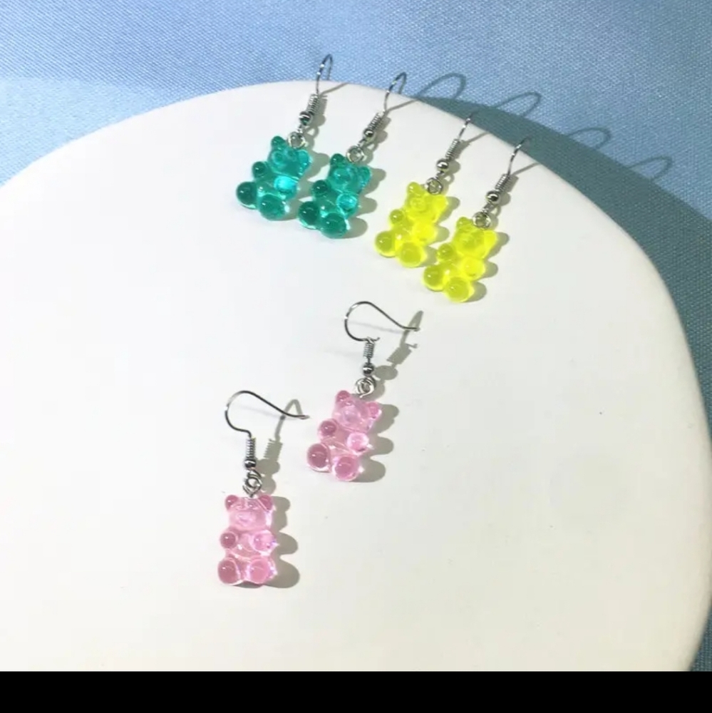 Gummy bear earings